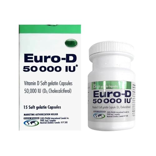 Euro D 50000 IU Capsules 15s