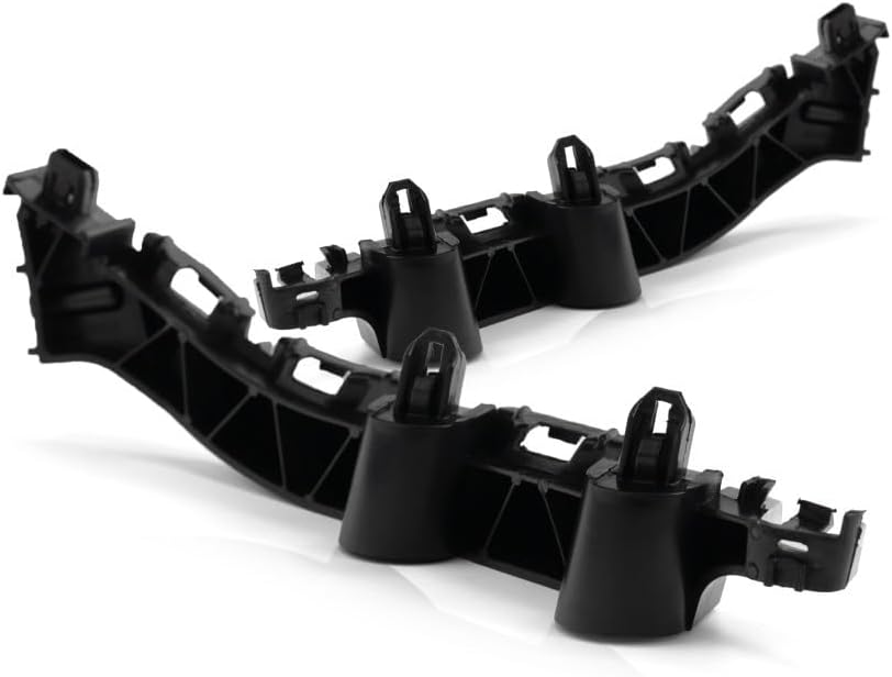 For Chrysler 200 Front Bumper Bracket 2011 12 13 2014 Driver and Passenger Side Pair/Set | Plastic | Convertible | CH1042101 + CH1043101 | 68081883AD + 25913645