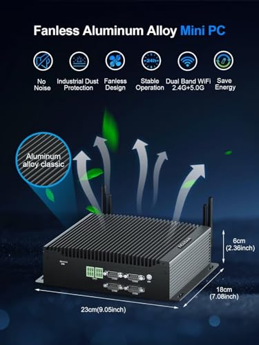 Image of HYSTOU Mini PC I5 Industrial Mini PC I5 10210U 64GB Ram DDR4 1TB SSD Industrial Mini PC