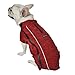 iEnergy™ OSC isolierende und warme Outdoor-Hundejacke mit Fleece-Innenfutter, windabweisender, ultraleichter und reflektierender Hundemantel, Ganzjahres-Hundeviespullover (Rot, Extra Klein)