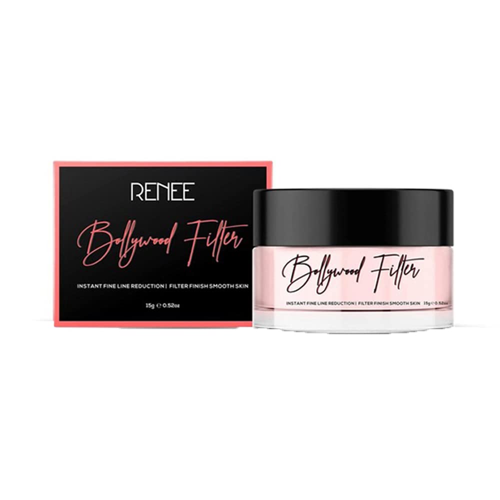 RENEEBollywood Filter Face Primer 15gm | for a Flawless & Smooth Canvas| Blurs Fine Lines, Wrinkles & Pores Instantly | Hydrating, Lightweight & Non-sticky | Cruelty-free