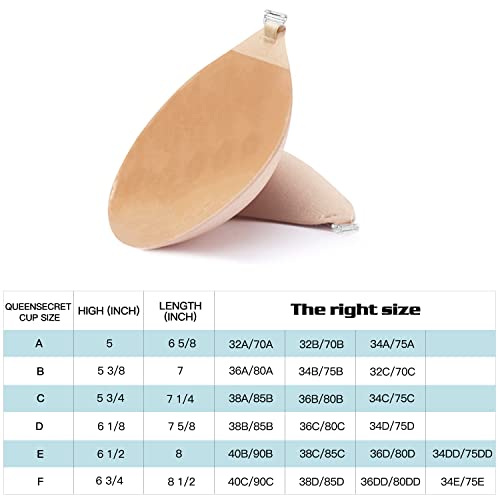 Queensecret 2023 Adhesive Bra, Push Up Strapless Self Adhesive Bra, Invisible Silicone Bra For Backless Dress (C, Nude) #TOP4