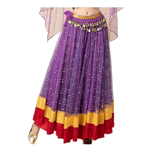 Jupe de danse TiaoBug longue en chiffon pour éviter les tissus lourds
