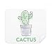 Cactus Succulents Potted Watercolor Cleaning Cloth Screen Cleaner 2pcs Suede Fabric