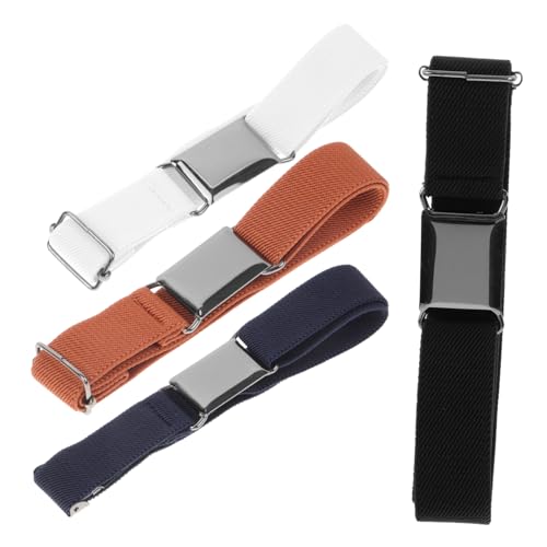 BESPORTBLE Girls Belt 4 Pack Stretchable Boys and Girls Belt for Jeans Dresses School Uniforms Elastic Waistband