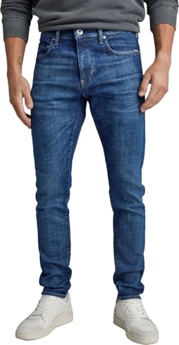 G-STAR Raw - Mens Revend Forward Skinny Jeans, Color Faded Blue Copen, Size: 26W x 32L