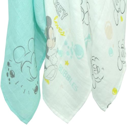 Disney Lot de 3 Langes 60x60 cm - vue 5