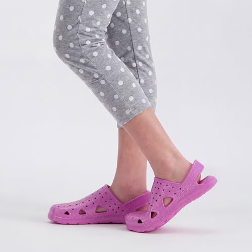 Image of Totes Kids' Everywear Lightweight Waterproof Contoured Splash and Play Clog Sandals with Strap