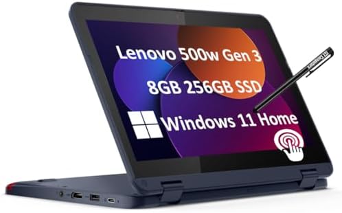 Lenovo 82W20003US 300e Yoga Gen 4 Chromebook 11.6" Touch MediaTek Kompanio 520 4GB RAM 32GB EMMC 2-in-1 From - Foto 13