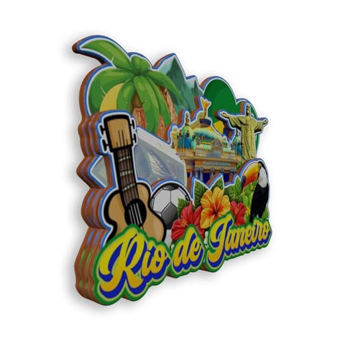 Imán decorativo de refrigerador Quwsne Redondo miniatura 2