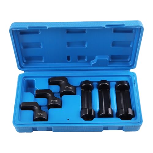 Image of maXpeedingrods 6pcs EGT Sensor Socket Set 13 14 17mm 3/8" dr Exhaust Temperature Removal Tool Kit