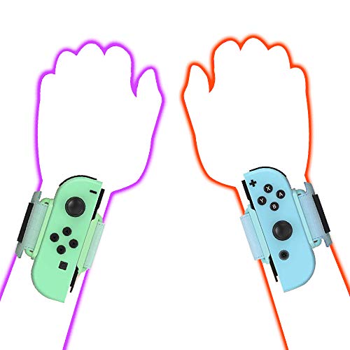 RHOTALL Pulseiras – Bandas de dança para Just Dance 2023/2022/2021/2020 e para o jogo Zumba Switch,