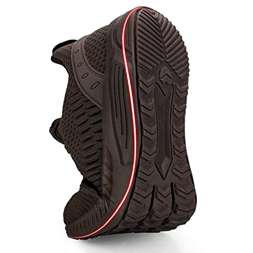Image of Feethit Mens Slip On Walking Shoes Blade Tennis Shoes Non Slip Running Shoes Lightweight Workout Shoes Breathable Mesh Fashion Sneakers