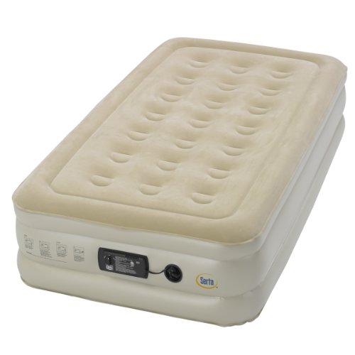 Serta Raised Twin Air Mattress with Insta III Pump