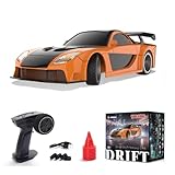 coches rc electricos rapidos Coche de deriva RC a escala 1/43: coche de deriva RC de tamaño mini y alto rendimiento que ofrece una verdadera emoción de carreras, ideal para uso en interiores y deriva de escritorio.