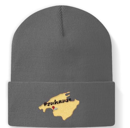 Casquette snapback ZUHAUSE Mallorca M gris asphalte pour homme et femme