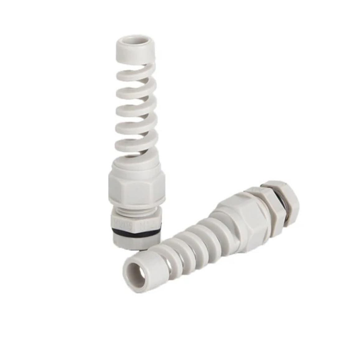 Evita humedades con el prensaestopas de plástico IP68 PG11 para cable de 3 a 6 mm en blanco