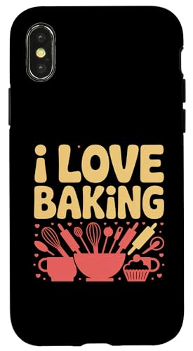 I Love BakingAĊ{E ˖_ X}zP[X iPhone X/XS p