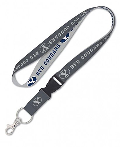 Lanyard BYU Cougars avec boucle amovible et cordon de sécurité 2,5 cm de large