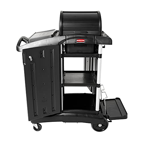 Rubbermaid Commercial Products Cleaning Cart Bag 24-Gallon Yellow Collecting Refuse or Laundry Items Janitorial and Housekeeping Carts Zippered Front image 5