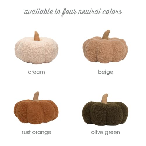 Citrouille Sherpa Pearhead, la solution pour une déco de fête chic