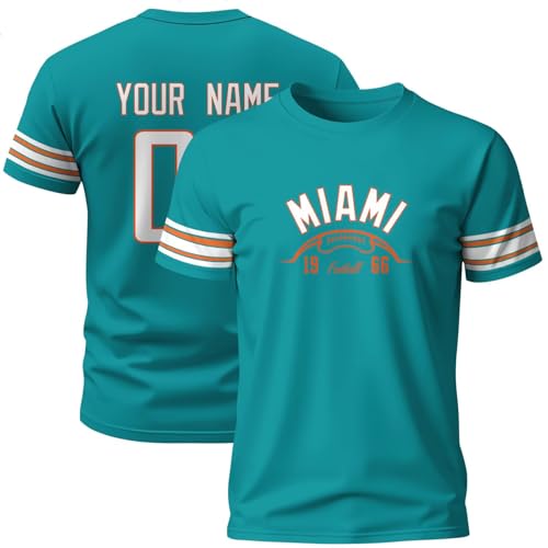 Image of ANTKING T-Shirt Custom Name Number Crewneck Short Sleeve for Men Youth Gifts