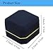 GBYAN Ring Box with LED Light Jewelry Display Gift Box for Proposal,Engagement, Wedding (black)