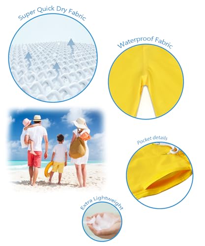 QRANSS Boys Swim Trunks Toddler Swim Shorts with Compression Liner Anti Chafe 2 in 1 Bathing Suit Swimsuit Swimwear3