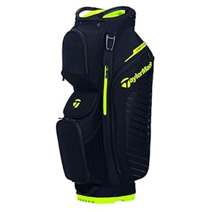 TaylorMade TM20TMCartLiteBlackNeonLime Bolsa para Carrito, Unisex Adulto, Negro, Talla única