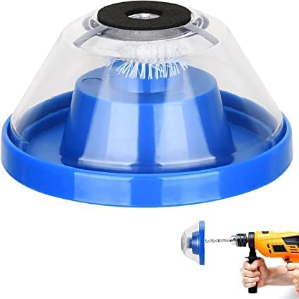 see more Drill Dust Collector catcher Attachment, Electric Drill Dust Cover Ash Bowl Accessory Dustproof Device Electric Hammer Drill Dust Collector for Home Reusable Drilling Wood Wall working