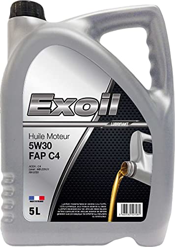 Huile moteur 5W30 C4 Renault 5L anti-usure pour filtre à particules