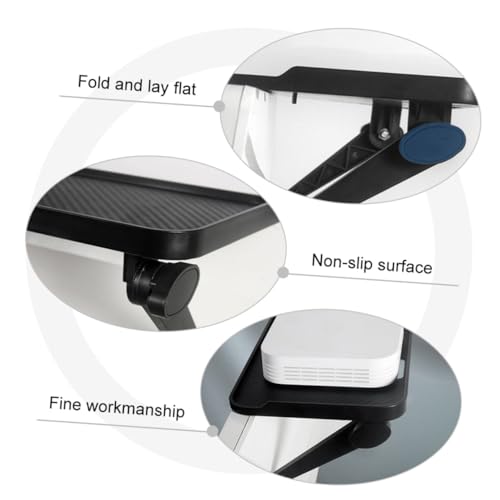Soporte de router sin perforaciones y estante de pared compacto para decodificador de hogar 7