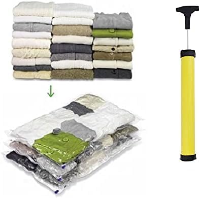 Kit 10 Saco a Vácuo Roupa Viagem 50 x 60 cm Western + Bomba