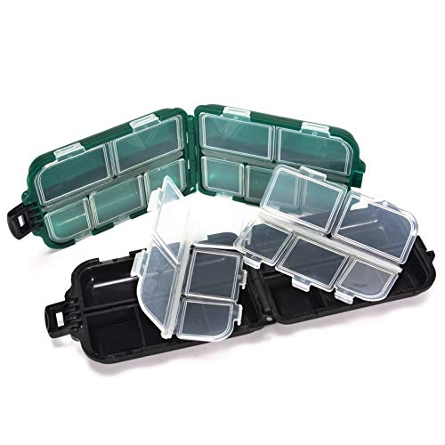 1 stks Visgerei Box Plastic Visserij Doos Professionele Vissen Accessoires Opbergdoos (groen