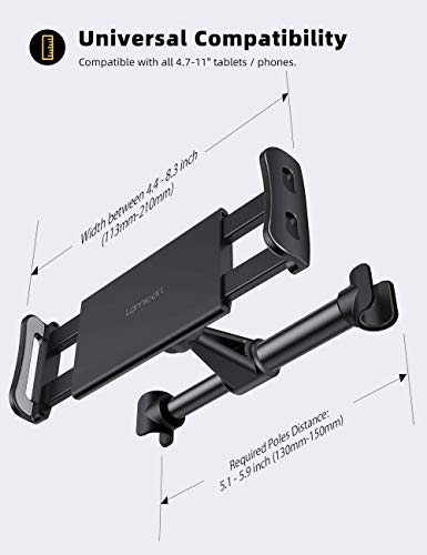 Lamicall 43217-152474 Car Headrest Mount, Tablet Headrest Holder thumb #3