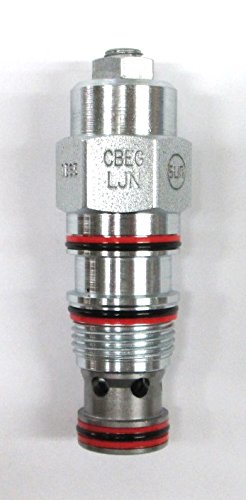 SN CBEG LJN - Sun Counterbalance Valve. T-2A Cavity. 2000-5000 PSI. 25 PSI Check. 30 GPM Max. 4.5 to 1 Pilot.