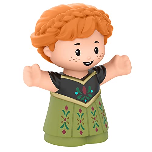 Replacement Part for Fisher-Price Little People Anna in Arendelle Playset - HCC44 ~ Replacement Princess Anna Figure ~ Wearing Green Dress -  Mattel, HCC44-ANNA