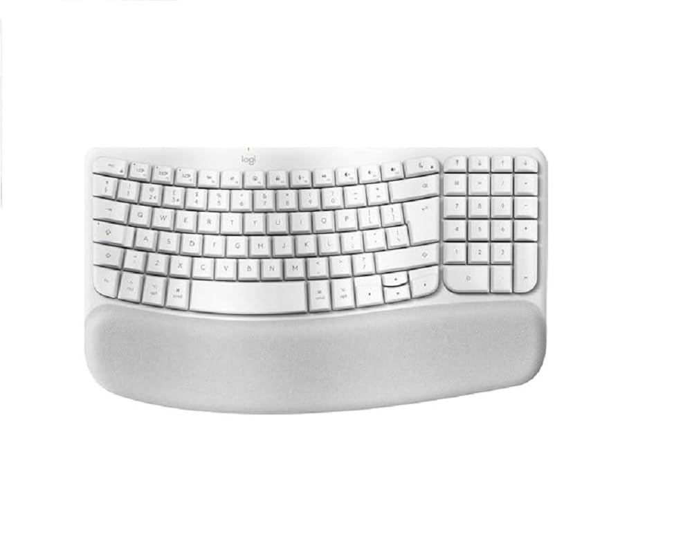 Clavier ergonomique sans fil Logitech Wave Keys Mac azerty bluetooth confort