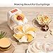 Northmas Electric Dumpling Maker Machine - DIY Beautiful Dumplings, Max 2000 Turns, Cordless Working, BPA Free