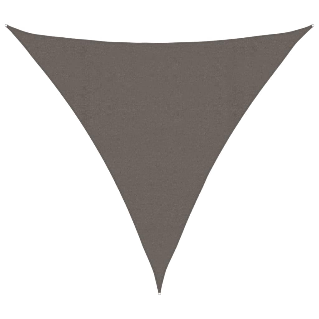 vidaXL Sunshade Sail Lawn Garden Outdoor Umbrella Sunshade Sun Sail Tarp Sunscreen Home Patio Shade Canopy 160 g/m² Anthracite 4x4x4 m HDPE — image 1