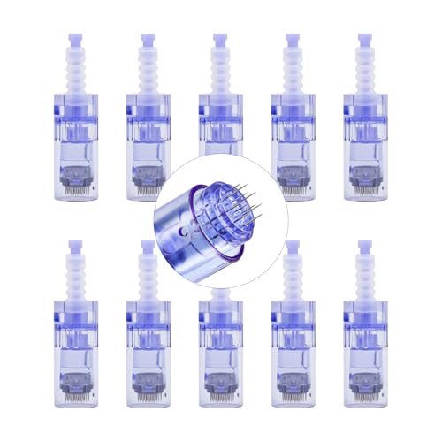 Agujas de microneedling, 12 puntas aguja de repuesto de para bolígrafo Dermapen Dr.pen Ultima A6, 10 unidades por paquete