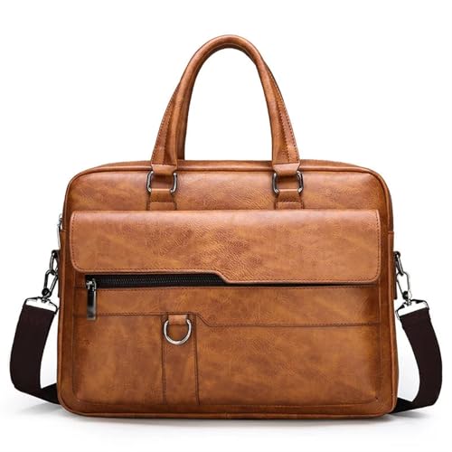 Sac homme travail business rétro, sac à main ordinateur et bandoulière