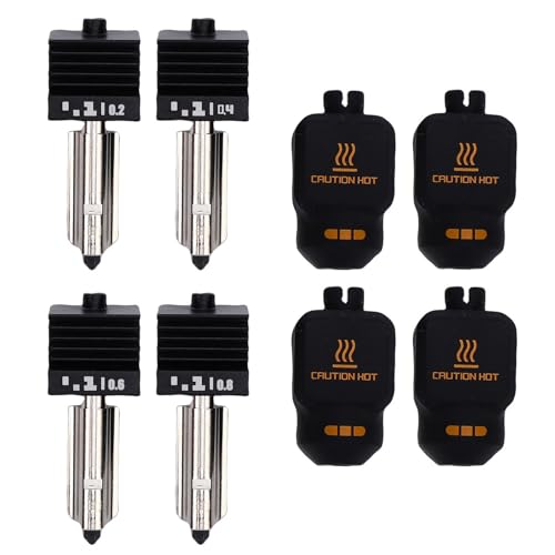 Jiawu Lab P2S H2D H2S C 3D �v�����^�[�p�z�b�g�G���h�L�b�g 4 �AA1 A1 �~�j���f���ƌ݊�������A0.2 0.4 0.6 0.8MM �z�G���h�Z�A�V���R���X���[�u�t���A3D �v�����^�[�A�N�Z�T���[