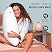 Nuzzle Cooling Adjustable Pillow for Side Sleepers, Luxury Standard Size Bed Pillow Hotel Collection - Best Adjust Height Soft Firm Pillow for Back, Stomach or Side Sleepers - Home Gifts