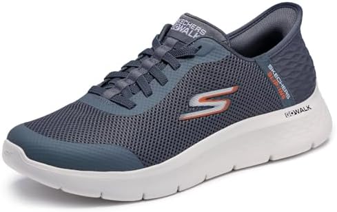 Skechers Men's Go Walk Flex-Hands Up Sneaker, Grey, 7.5 : Amazon
