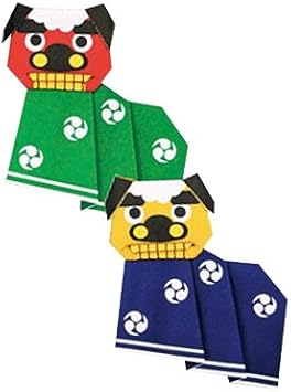 Amazon お正月玩具 キャラクターおりがみ ししまい 10セット入 お楽しみグッズ 紙風船 付きセット 正月飾り おもちゃ
