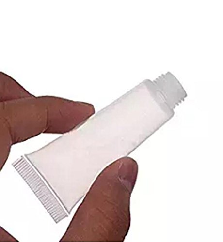 24Pcs 10ml/20ml/30ml(0.33oz/0.37oz/1oz) Empty Translucent Plastic Sample Soft Tube Vial Bottle Jar Pot Container Case with Swivelling Cover Perfect for Shampoo Facial Cleanser (30ml/1oz)