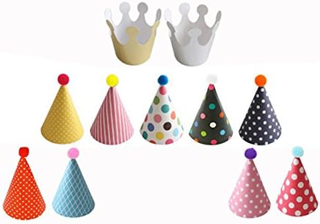 Amazon Co Jp Ofkpo バースデー帽子 王冠 三角帽子 クラウン 誕生日お祝い 飾り 簡単 手作り バースデーパーティーハット バースデー帽子セント おもちゃ