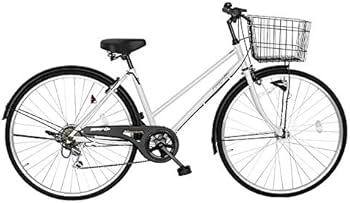 Amazon | 自転車 ママチャリ 27インチ 6段変速ギア LED オート