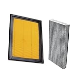 KACEPAR Engine and Cabin Air Filter Replaces 16546-17B00, 16546-30P00, Cabin Air Filter and Engine